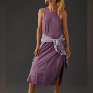 Daily Practice by Anthropologie Relaxed Violet Dress Racerback XS